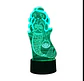 Lampara 3D Sirena de 7 colores - Miniatura 2