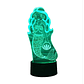 Lampara 3D Sirena de 7 colores - Miniatura 2