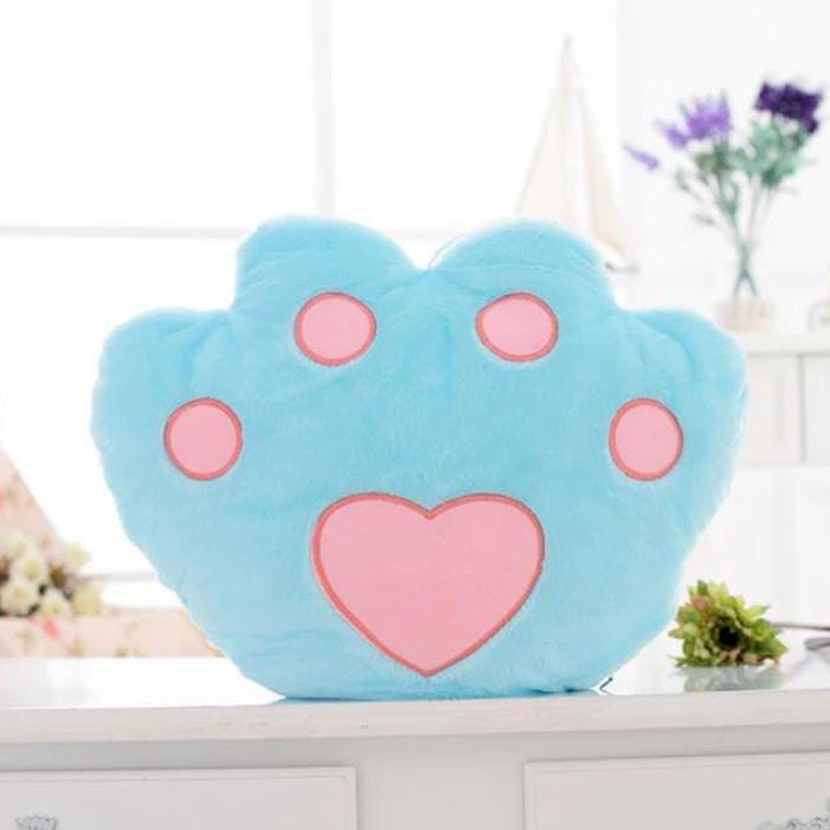 Cojin Led Huella Celeste 1