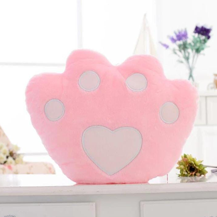 Cojin Led Huella Rosado 1