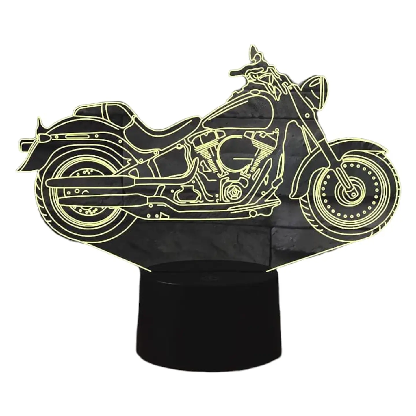 Lampara 3D Moto Harley Davidson de 7 colores 4