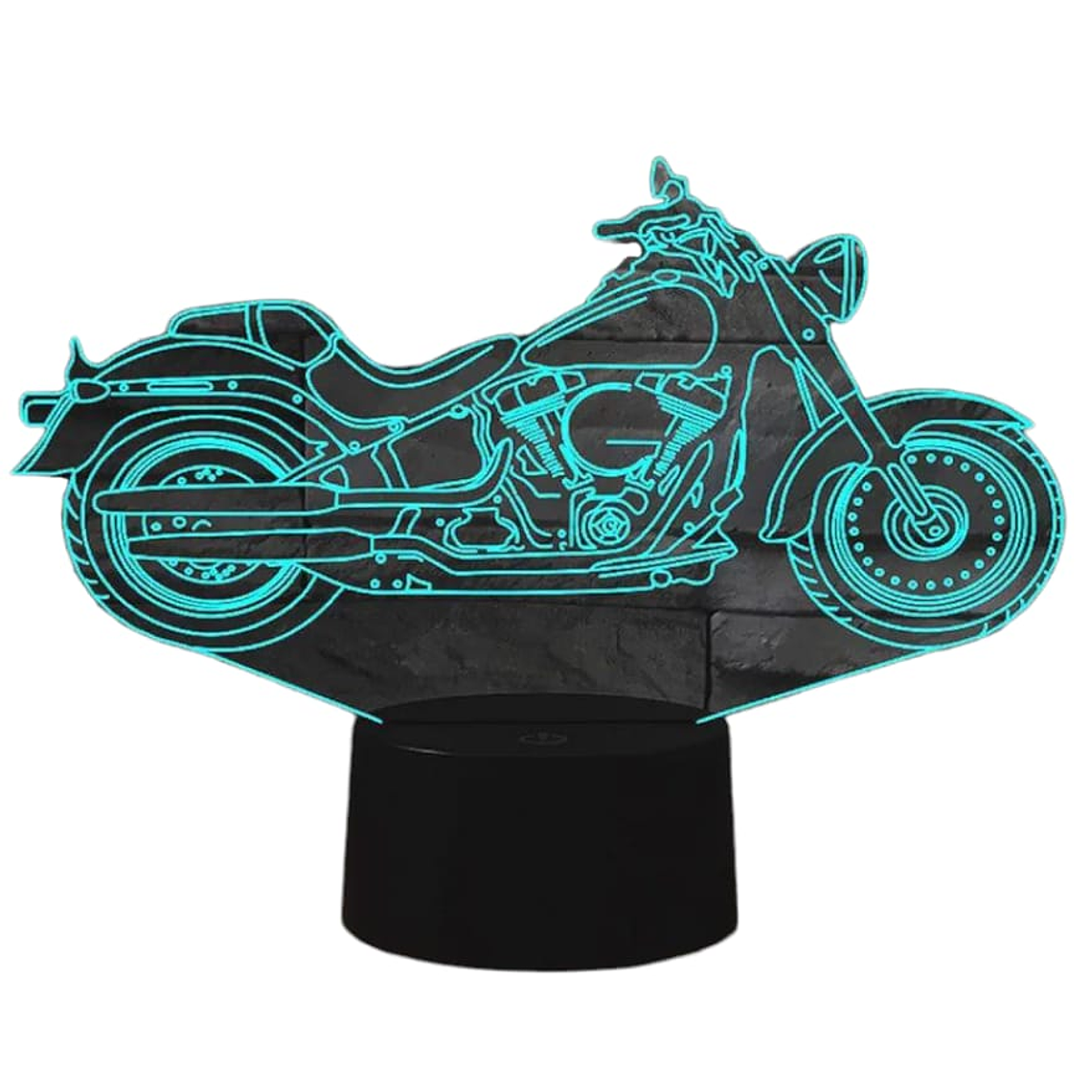 Lampara 3D Moto Harley Davidson de 7 colores 1