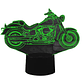Lampara 3D Moto Harley Davidson de 7 colores - Miniatura 3