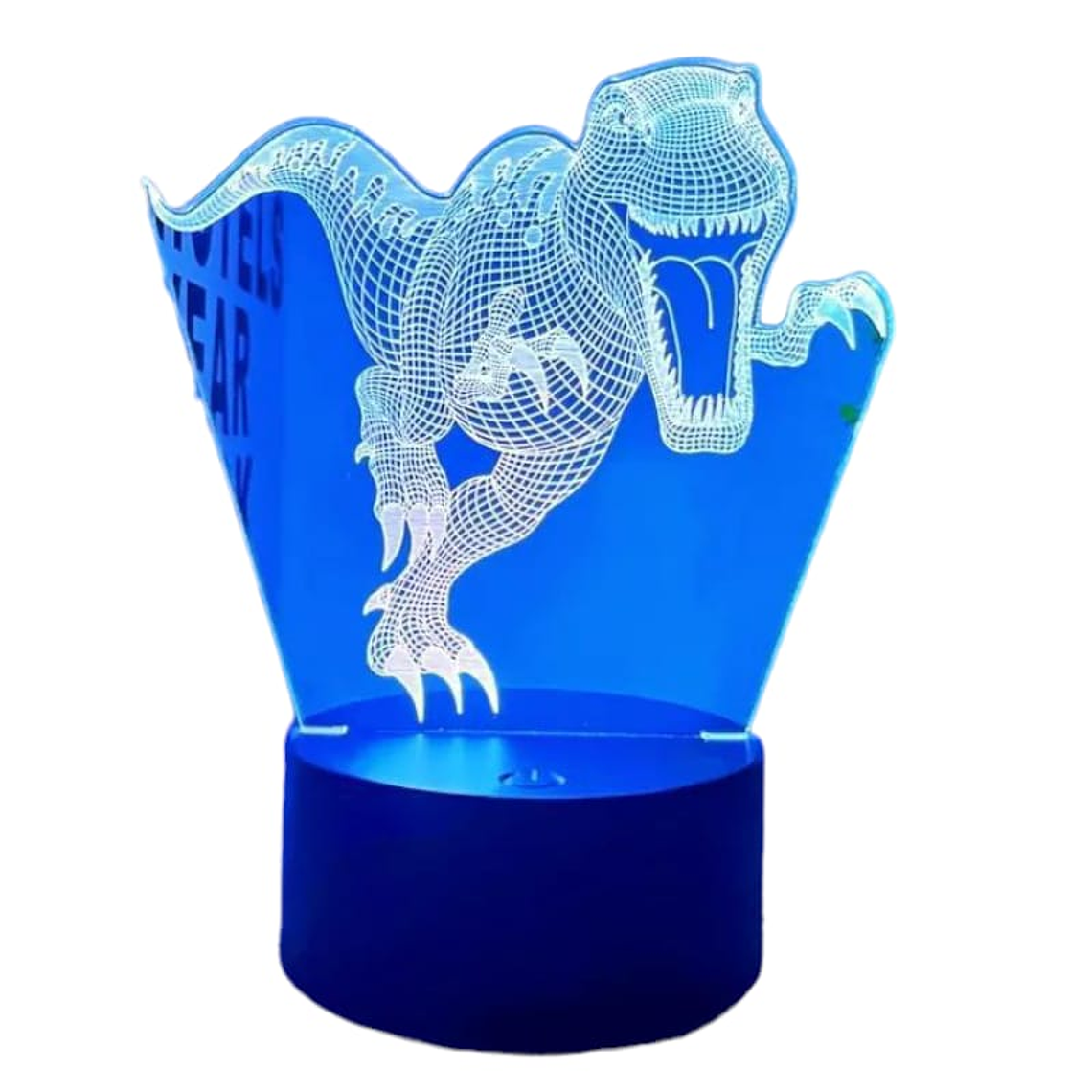Lampara 3D Dinosaurio de 7 colores 3