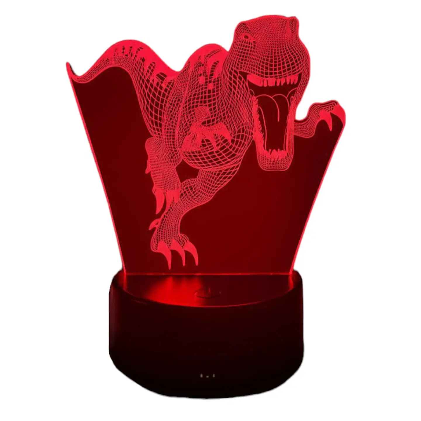 Lampara 3D Dinosaurio de 7 colores 2