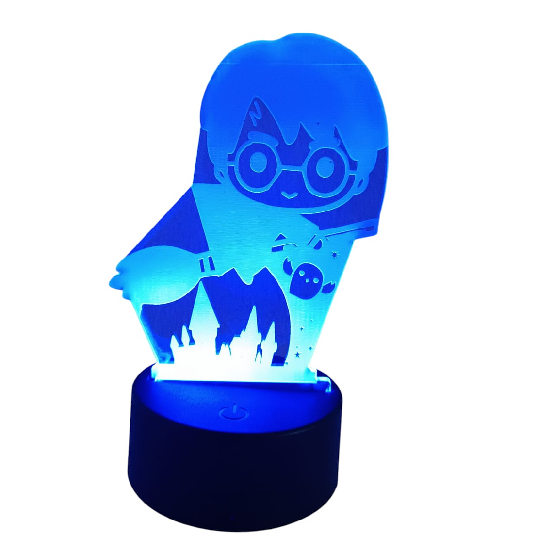 Lámpara LED 3D Harry Potter 7 Colores con Caja de Regalo 2