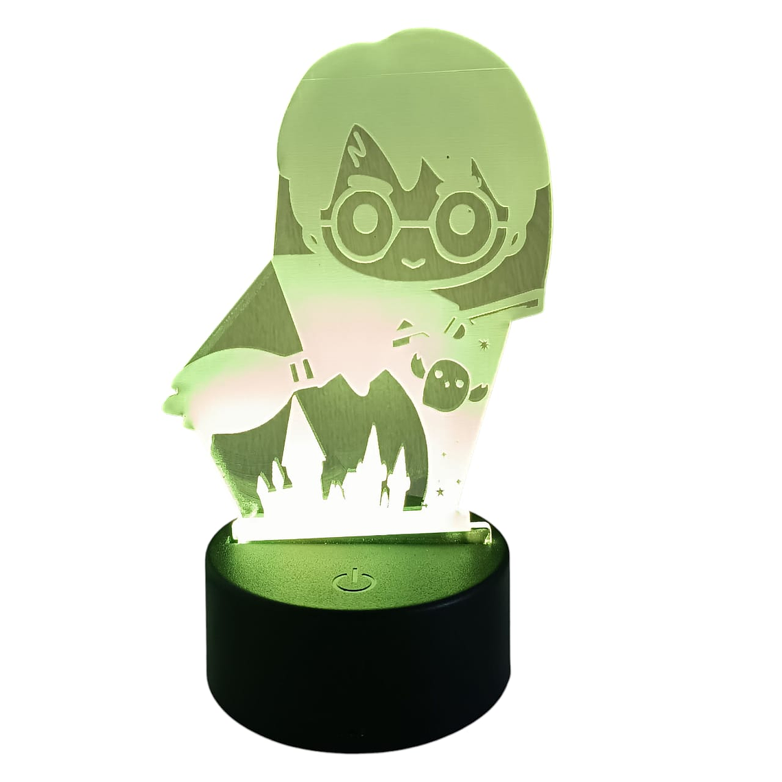 Lámpara LED 3D Harry Potter 7 Colores con Caja de Regalo 5