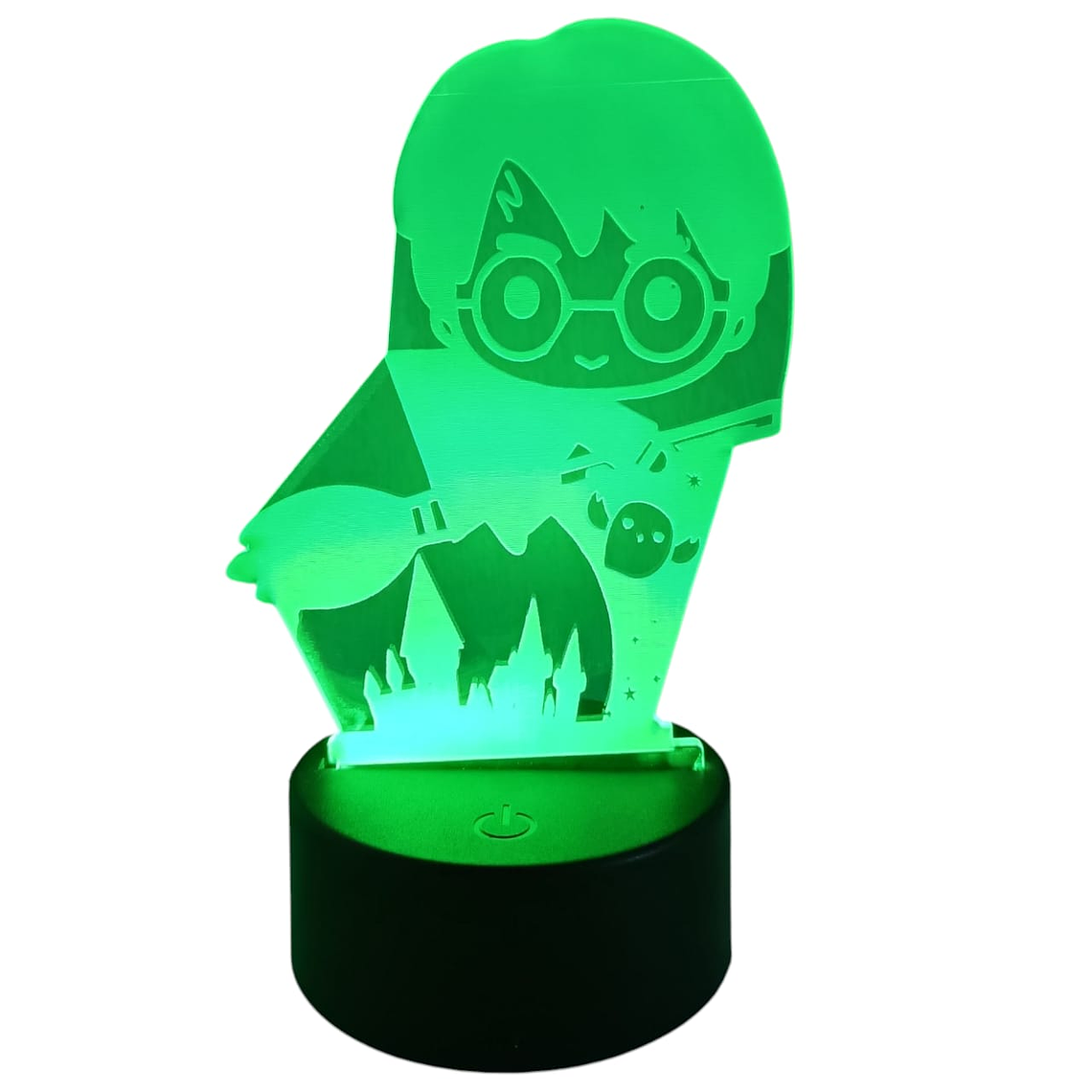 Lámpara LED 3D Harry Potter 7 Colores con Caja de Regalo 4