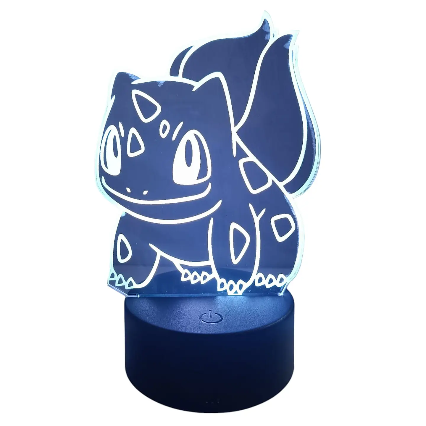 Lámpara LED 3D Pokémon Bulbasaur 7 Colores con Caja de Regalo 5
