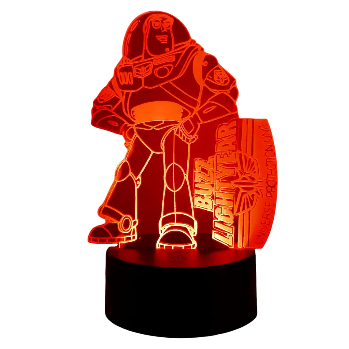 Lampara ilusión 3D Buzz Lightyear de 7 colores 4