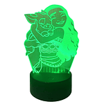 Lampara 3D Moana de 7 colores