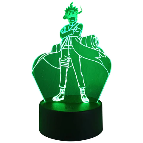 Lampara 3D Naruto de 7 colores
