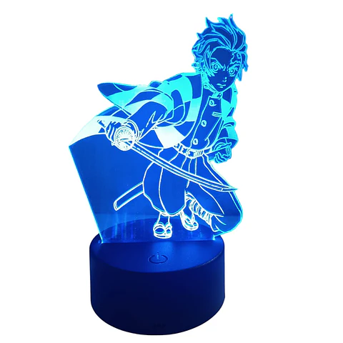 Lampara 3D Tanjiro 7 colores