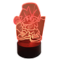 Lampara 3D Friday Nigth Funkin  7 colores - Miniatura 4
