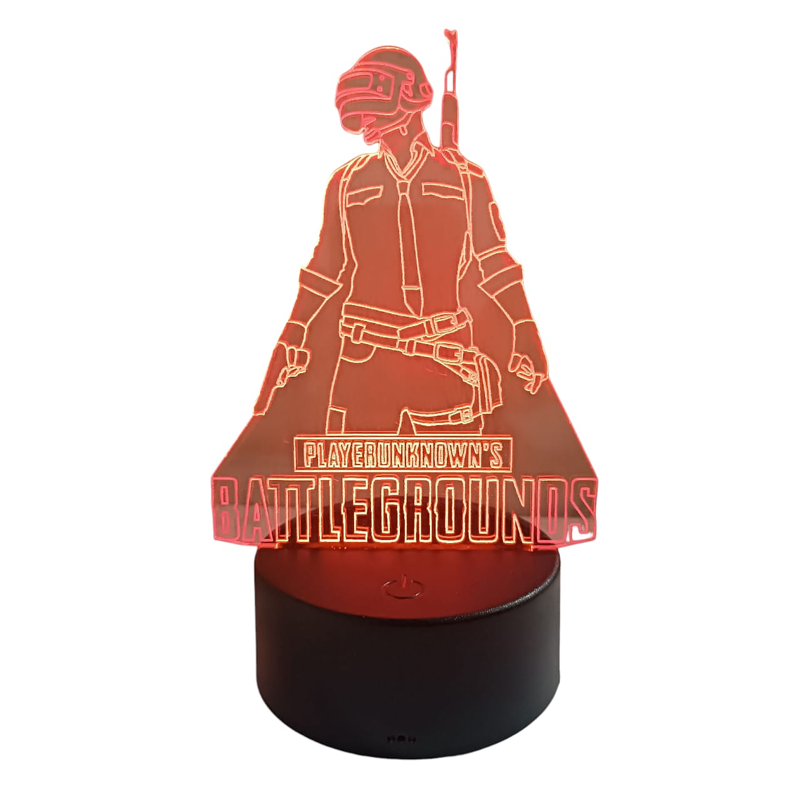 Lampara 3D PUBG Battlegrounds De  7 colores 2