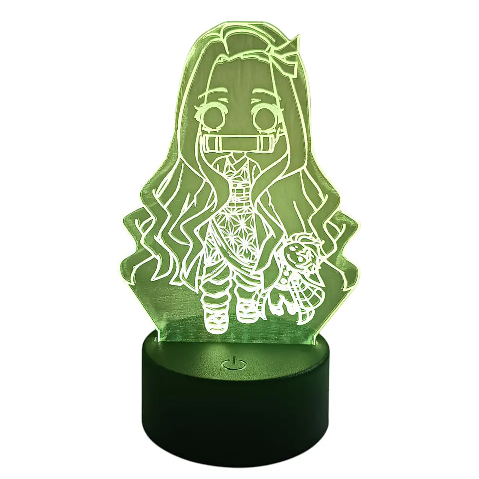 Lampara 3D Nezuko Chibi De 7 colores 4