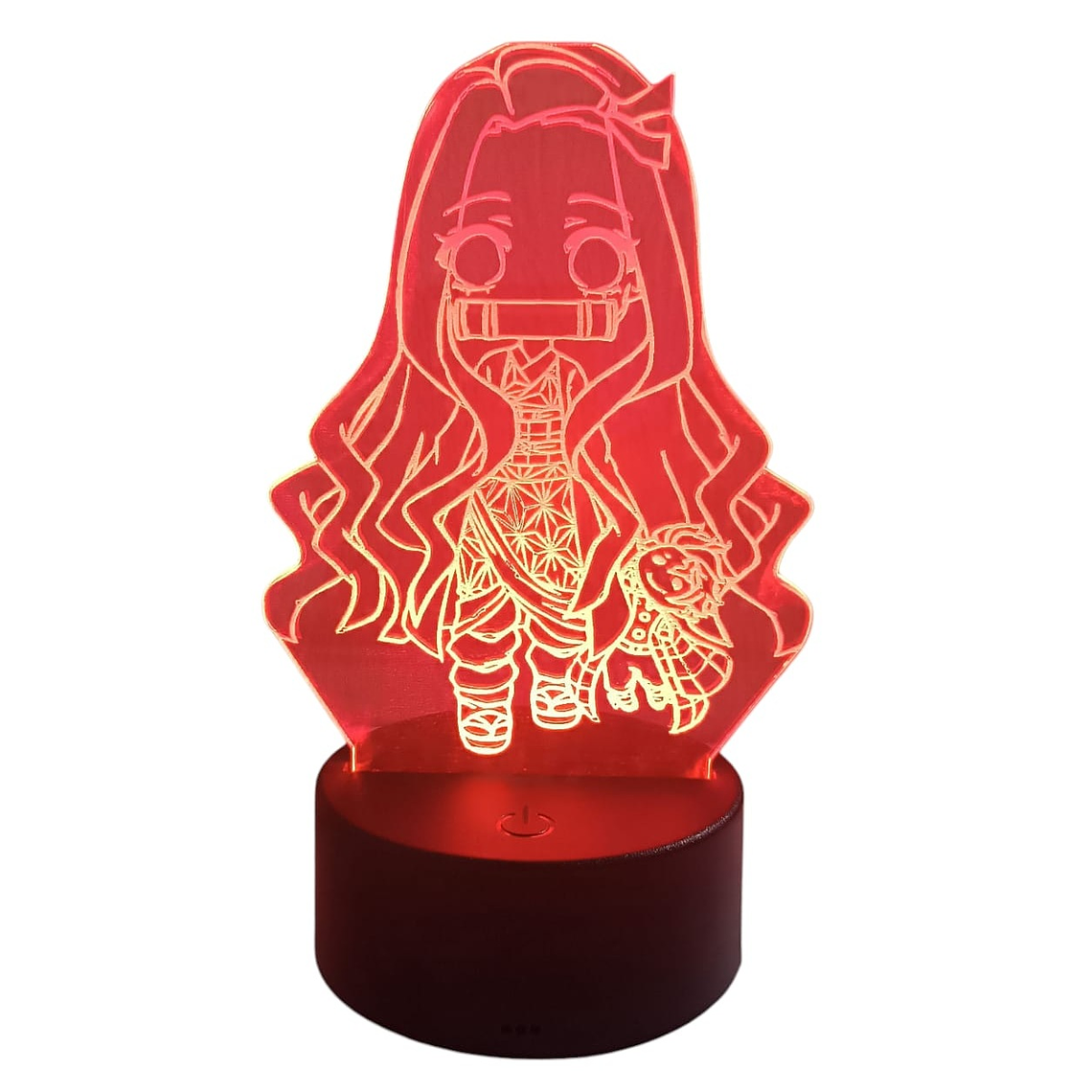 Lampara 3D Nezuko Chibi De 7 colores 2