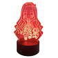 Lampara 3D Nezuko Chibi De 7 colores - Miniatura 2