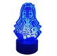 Lampara 3D Nezuko Chibi De 7 colores - Miniatura 1