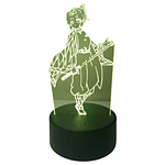 Lampara 3D Demon Slayer Kocho  7 colores
