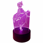 Lampara 3D Demon Slayer Kocho  7 colores
