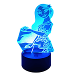 Lampara 3D Encanto Isabella de 7 colores