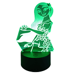Lampara 3D Encanto Isabella de 7 colores