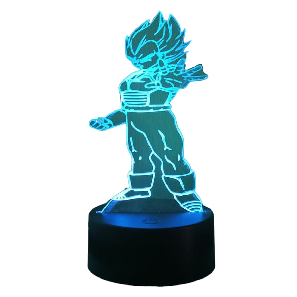 Lampara 3D Vegeta 7 colores 3