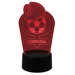 Lampara 3D Cobresal de 7 colores