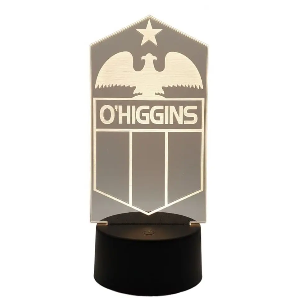Lampara 3D O'Higgins de 7 colores 4