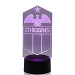 Lampara 3D O'Higgins de 7 colores