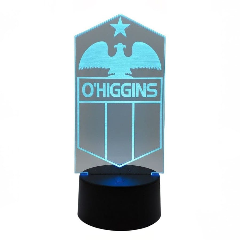 Lampara 3D O'Higgins de 7 colores