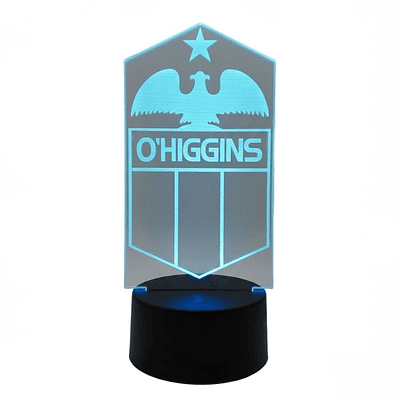 Lampara 3D O'Higgins de 7 colores
