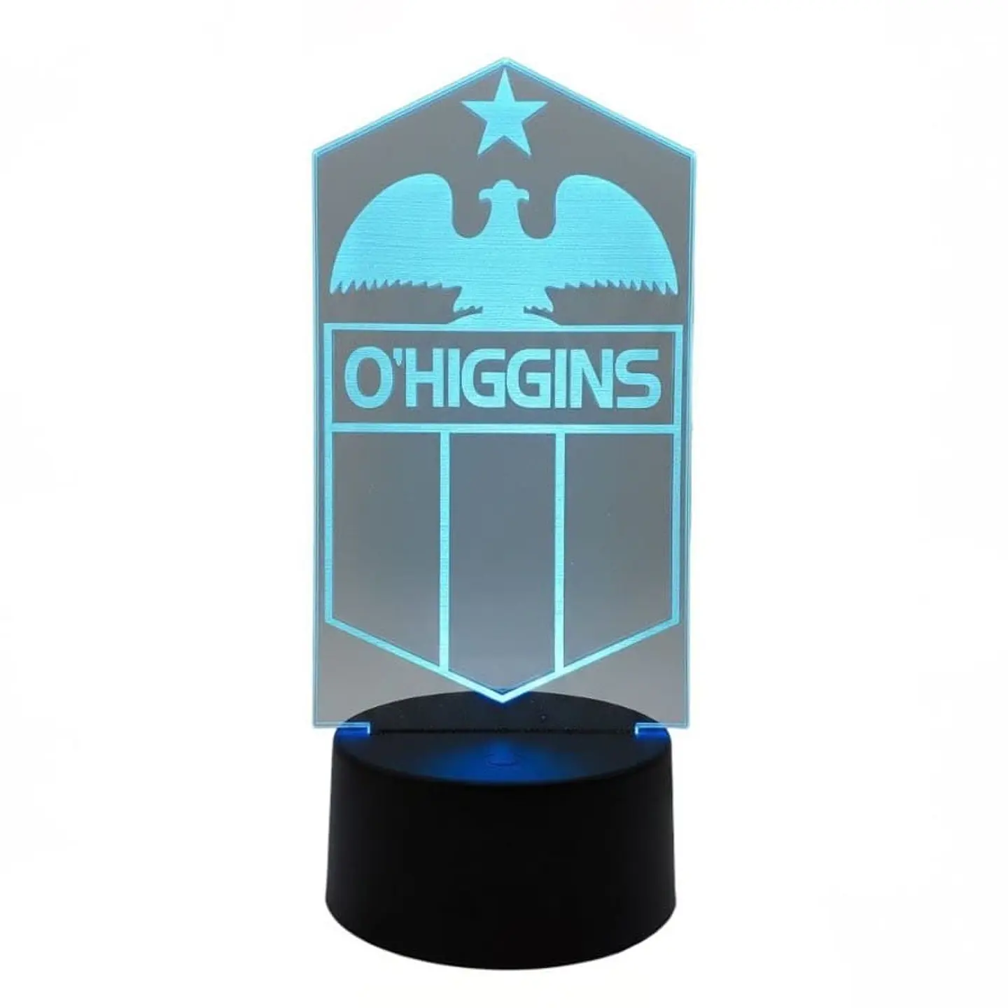 Lampara 3D O'Higgins de 7 colores 2