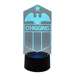 Lampara 3D O'Higgins de 7 colores