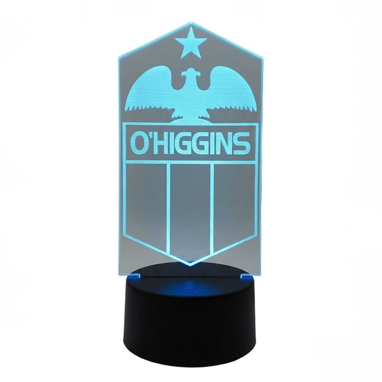 Lampara 3D O'Higgins de 7 colores 2