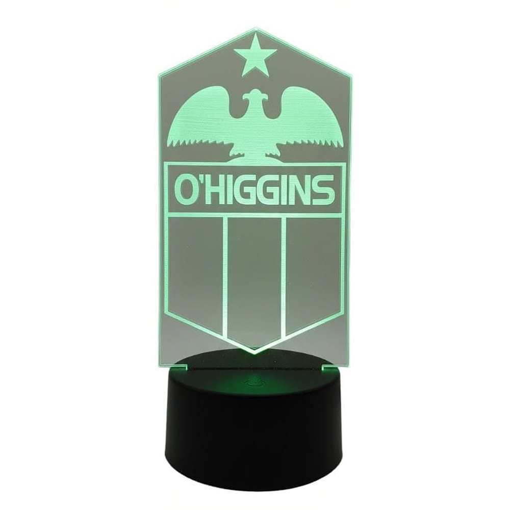 Lampara 3D O'Higgins de 7 colores