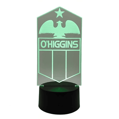 Lampara 3D O'Higgins de 7 colores