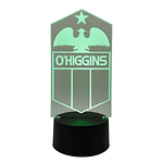 Lampara 3D O'Higgins de 7 colores