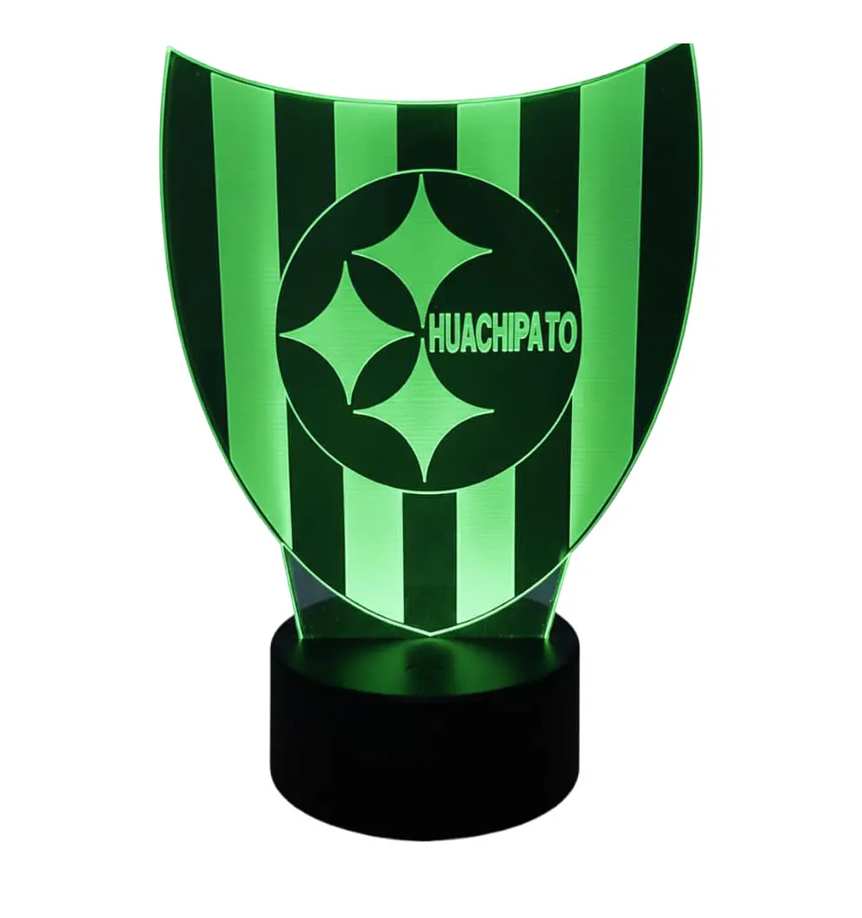 Lampara 3D Huachipato de 7 colores 3
