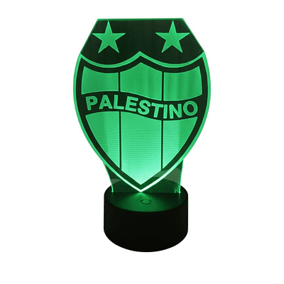 Lampara 3D Palestino de 7 colores