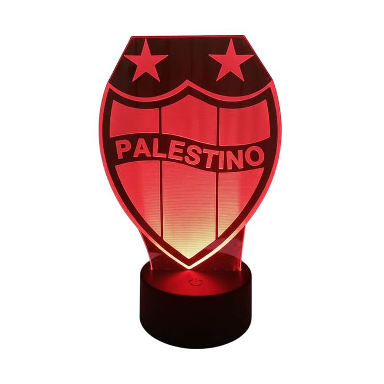Lampara 3D Palestino de 7 colores 4