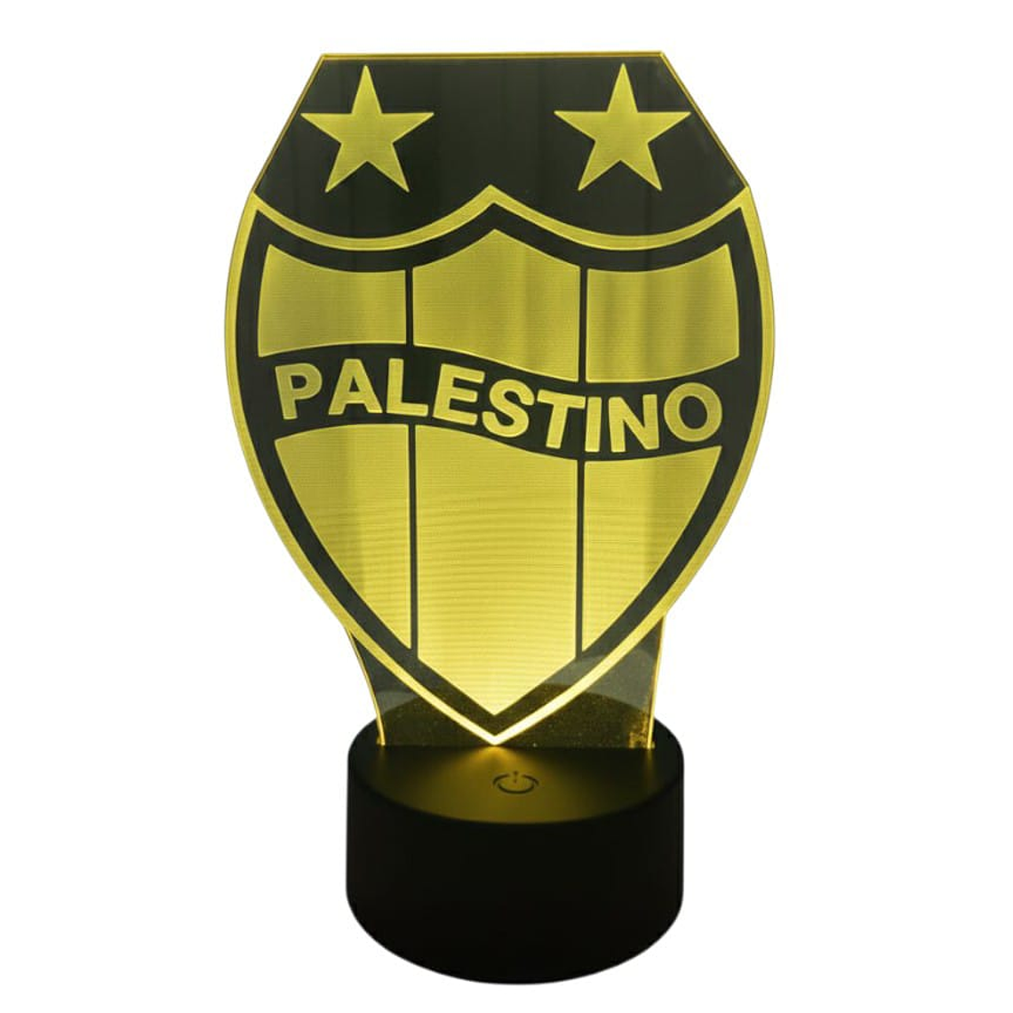 Lampara 3D Palestino de 7 colores 3