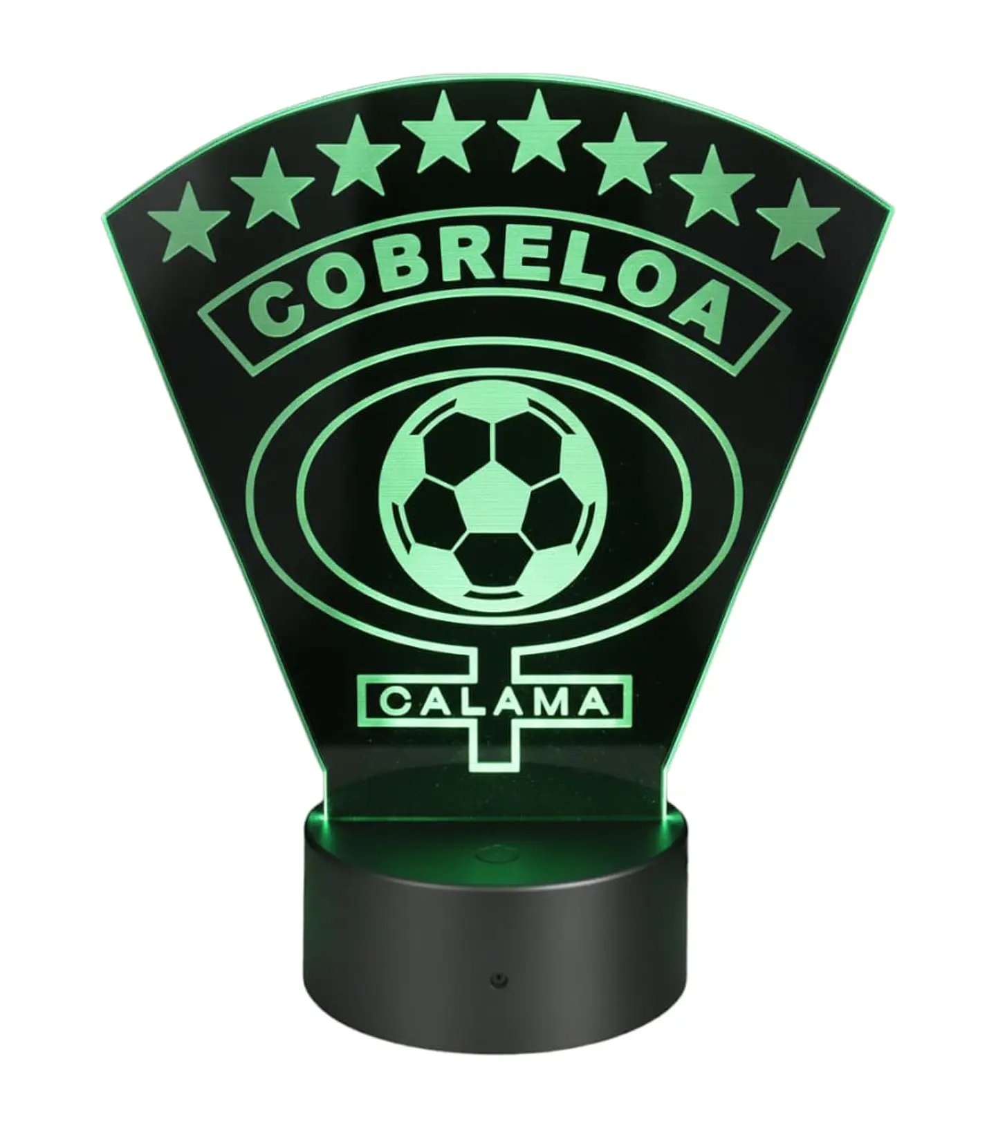 Lampara 3D Cobreloa de 7 colores 3