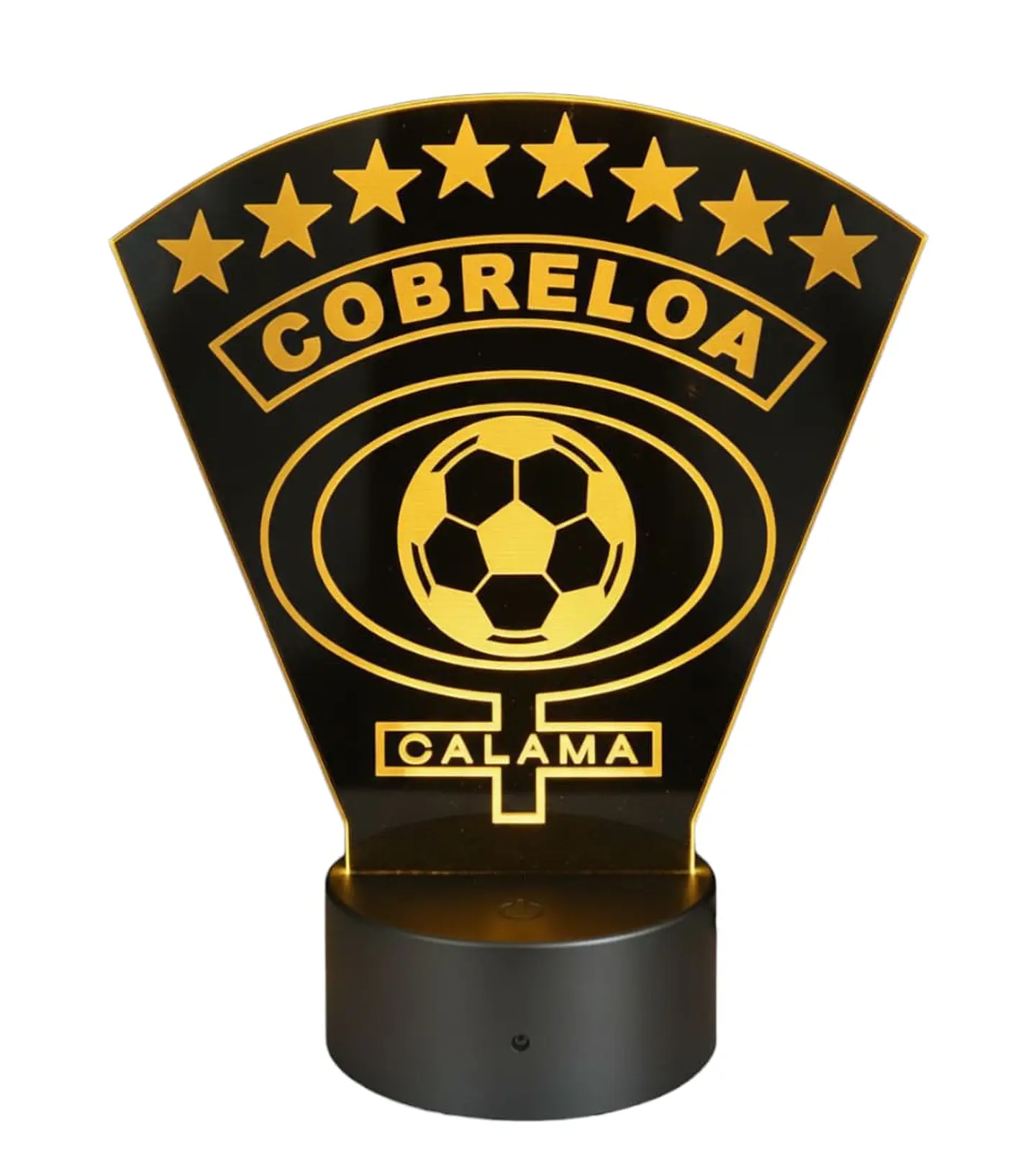 Lampara 3D Cobreloa de 7 colores 1