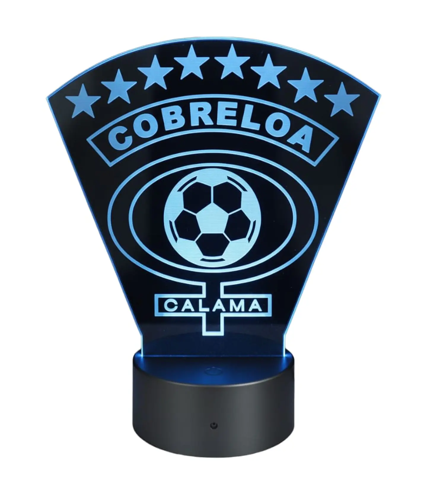 Lampara 3D Cobreloa de 7 colores 2
