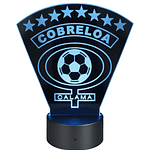 Lampara 3D Cobreloa de 7 colores