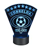 Lampara 3D Cobreloa de 7 colores - Miniatura 2