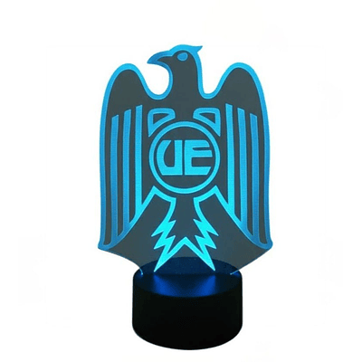 Lampara 3D Unión Española de 7 colores