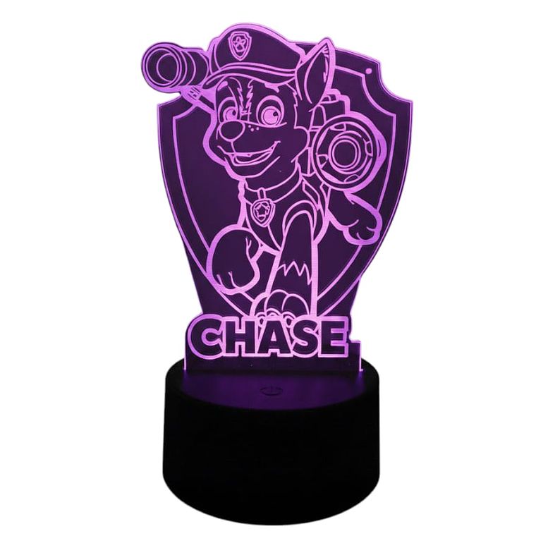 Lampara 3D Chase 7 colores 1